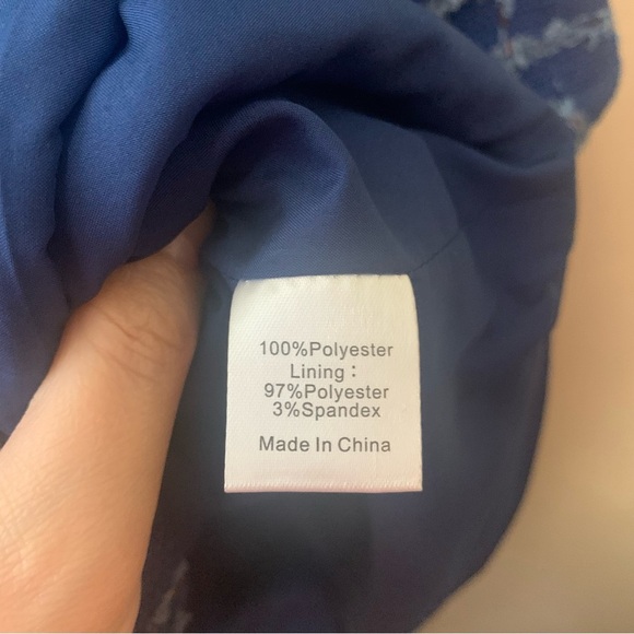 Tuckernuck Sapphire Tweed Jackie Dress Blue Windowpane Tweed Size Large - Picture 14 of 15